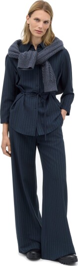 Ellis Tailored Stripe Trousers Light Ink 38 Ellis Tailored Stripe Trousers Light Ink 38