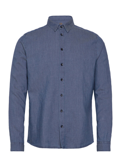Mos Mosh Gallery Mmgmarco Chambray Shirt Navy XXL