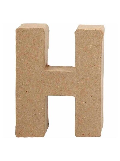 Creativ Company Letter Papier-mache Small - H