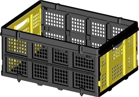 Stanley Sxwtd Ft505 Sammenleggbar Kasse Sxwtd Ft505 L X B X H 568 X 410 X 272 Mm Svart Gul 1 Stk
