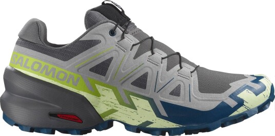 Salomon Mens Speedcross 6 Castlerock/lime Cream/poseidon 45|45 1/3"