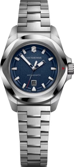 Victorinox INOX Small 242038 Dame 32 mm Analog Kvarts urverk Safirglass Victorinox INOX Small 242038 Dame 32 mm Analog Kvarts urverk Safirglass