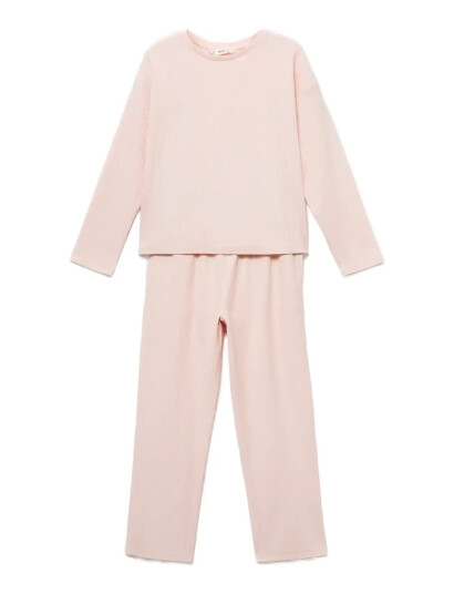 Mango Cotton Long Pyjamas Pink 9-10 Mango Cotton Long Pyjamas Pink 9-10