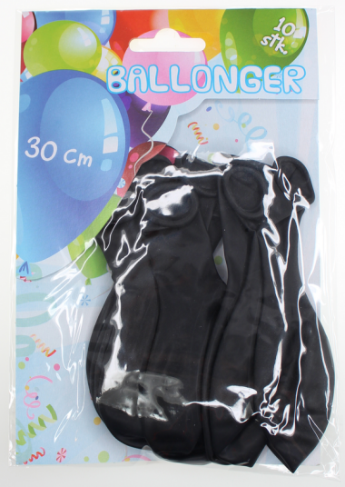 Ballonger metallic 8pk sort