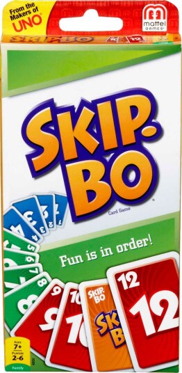 Mattel Games Skip-Bo Kortspill 7+