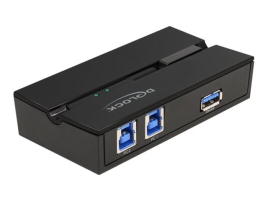 Delock - Usb-Periferdelesvitsj - 2 X Usb 3.1 Gen 1 - Veggmonterbar, Overflatemonterbar