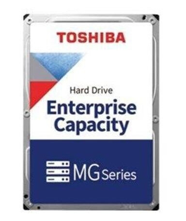Toshiba MG09 18TB 3.5" Harddisk 7200 RPM SAS3 med 512 MB buffer