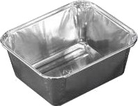 Alubakke 340 Ml 118X98x43 Mm,10 Pk X 100 Stk/Krt