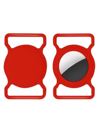 Lippa Collar Holder For Airtag And Smart Finder Red