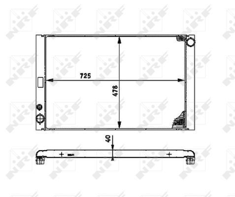 Radiator NRF 53716