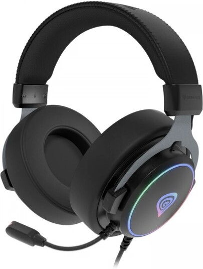 Genesis Neon 764 Usb Gaming Headset Rgb Svart