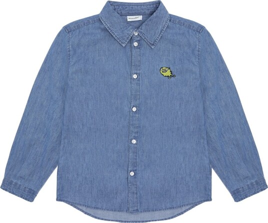 Minymo Shirt Chambray Blue 128