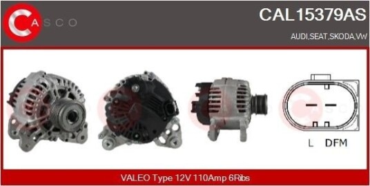 CASCO CAL15379AS Dynamo CASCO CAL15379AS Dynamo