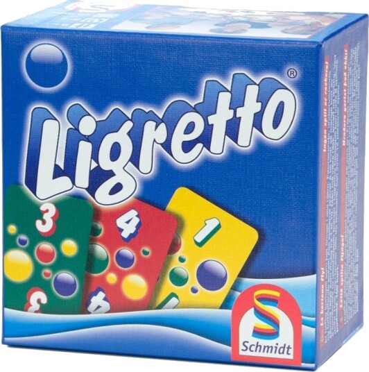 Ligretto Blå Kortspill for 2-4 Spillere - Raskt og Intenst Familiespill