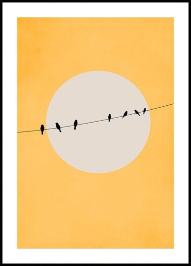 Chirping and Chilling Plakat Plakat / 40x50cm