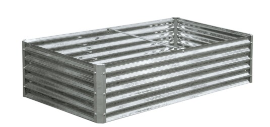 Plantekasse 178x90x42cm Galvanisert stål