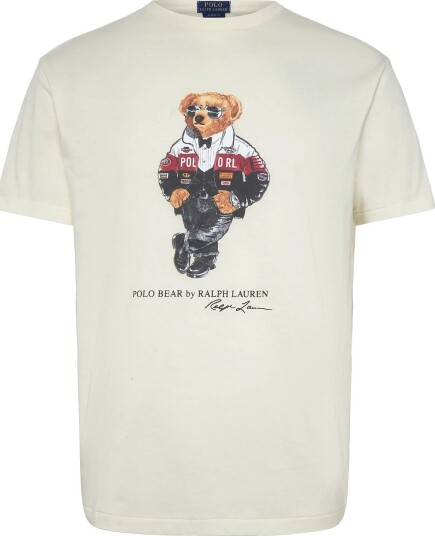 Polo Ralph Lauren Classic Fit Polo Bear T Shirt   CLUBHOUSE CREAM   XL