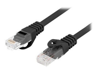 Lanberg Pcu6-10Cu Koblingskabel Rj-45 Hann Til Rj-45 Hann 1 M 5.4 Mm Utp Cat 6 Formstøpt Uten Hindringer Halogenfri Svart For P/N: Pps6-0024-S Pps6-1024-S Ppu6-1024-B Ppu6-1024-S Ppu6-9012-B Ppu6-9012-S