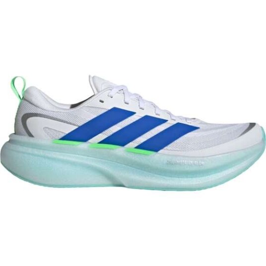 Joggesko adidas Supernova Glide M Running Ftwr White/ Blue/ Lime Burst EUR 44