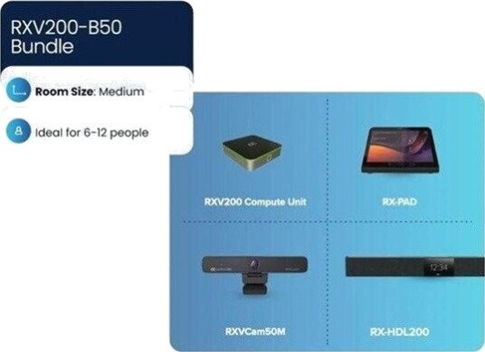 AudioCodes Room Experience Suite RXV200 B50 Bundle video conferencing kit