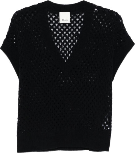 Allude Dame Strikkevarer Blå S,