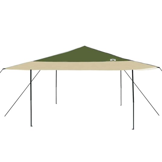 vidaXL Pop-up markise telt grønn 400 x 400 cm stoff