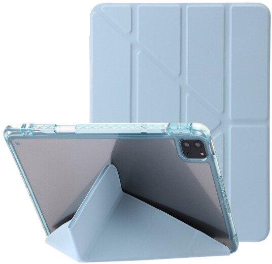 Trolsk Deksel Origami med Apple Pencil-plass iPad Pro 13 (2024-2025) Blå Trolsk Deksel Origami med Apple Pencil-plass iPad Pro 13 (2024-2025) Blå