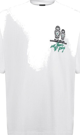 Goodies Sportive No Time To Play Tee WHITE M