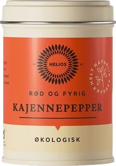 Helios økologisk kajennepepper 30 g