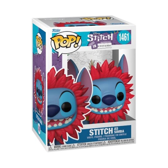 Funko Pop! Stitch som Simba Vinylfigur - Disney Figurer