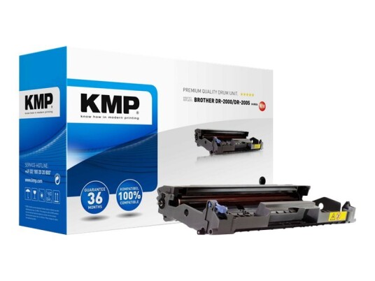 Kmp B-Dr24 - Kompatibel - Trommelsett Alternativ For: Brother Dr2000 Brother Dr2005 - For Brother Dcp-7010 7025 Hl-2030 2040 2070 Mfc-7225 7420 7820  Fax-28Xx
