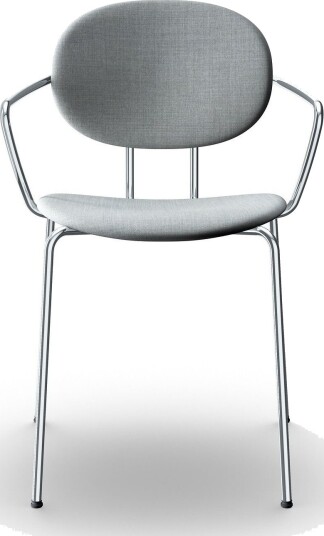 Sibast Furniture Piet Hein Spisestol Krom med Armlener Remix 123