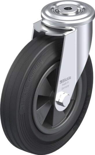 Blickle 561670 Ler-Vpp Styrehjul – Hjuldiameter 200 Mm, Maks 205 Kg (1 Stk.)