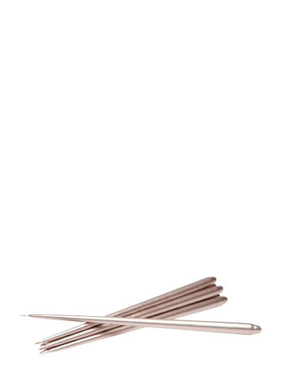STOFF Nagel Stoff Nagel Taper Candles By Ester & Erik (Box W/6 Pcs) - Gold - ONE SIZE