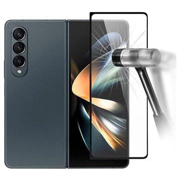 Samsung Galaxy Z Fold5 Full Cover Ytre Skjermbeskytter - Svart Kant