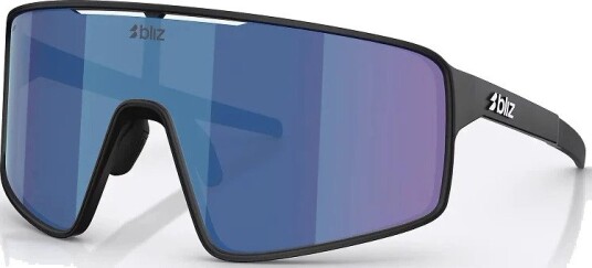 Bliz P001 Large sykkelbriller matt svart/smoke/blue multi