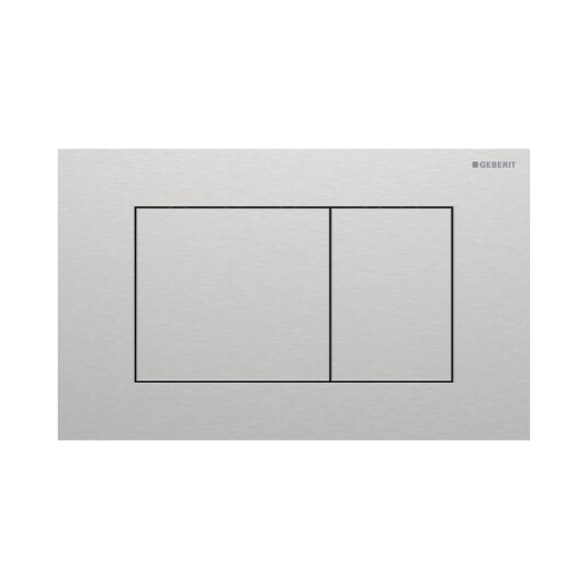 Geberit Sigma40 Firkantet Betjeningsplate Børstet Krom (Easy Clean) Geberit Sigma40 Firkantet Betjeningsplate Børstet Krom (Easy Clean)