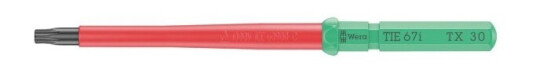 Wera Kraftform Kompakt Vde 67 I Tx 30 X 157 Mm Tie Elektriker Torx Udskiftelig Klinge Tx 30 Wera Kraftform Kompakt Vde 67 I Tx 30 X 157 Mm Tie Elektriker Torx Udskiftelig Klinge Tx 30