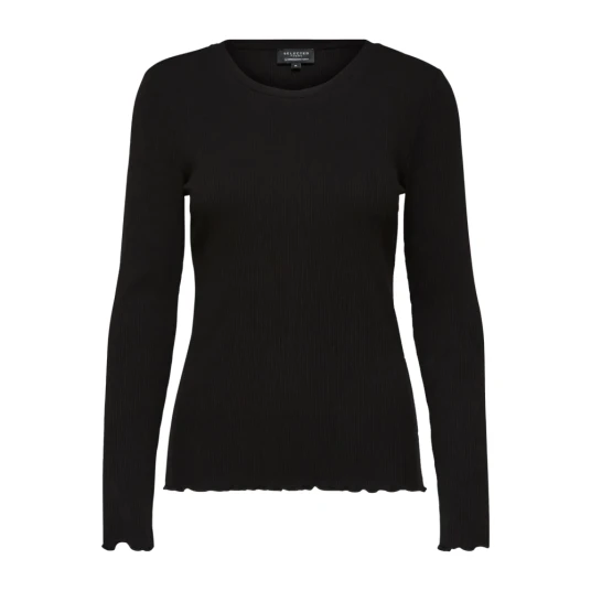 Selected Femme Dame Strikkevarer Svart XL