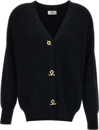 Elisabetta Franchi Dame Strikkevarer Svart XS,