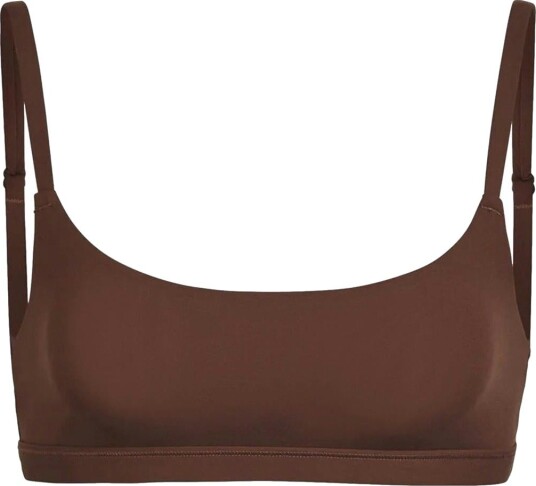 SKIMS Fits Everybody Scoop Bralette Cocoa Undertøy Mørkebrun L