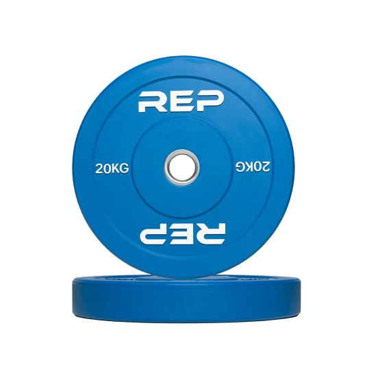REP Fitness Bumper Plate 20 kg   Blå