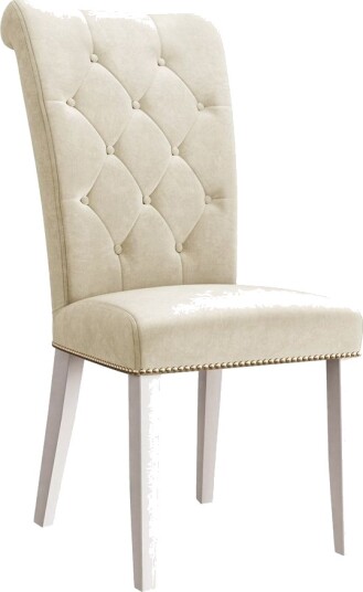Garvin Spisestol - Beige/Hvit