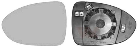 Speilglass ytterspeil VAN WEZEL 8323837
