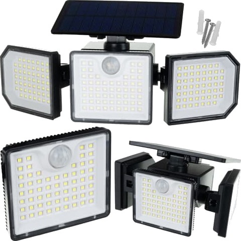 Izoxis Solcellelampe 167Led 500 Lm 24633