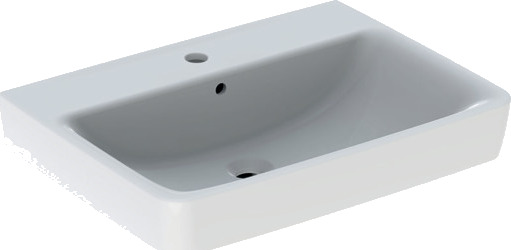 GEBERIT servant 650x480x180mm hh midt med topp porselen KeraTec GEBERIT servant 650x480x180mm hh midt med topp porselen KeraTec