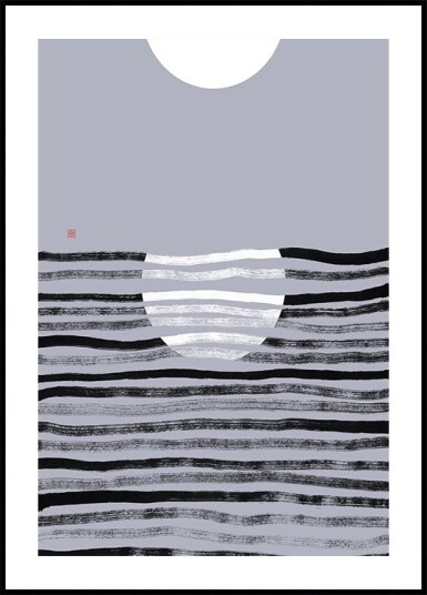 Hidden Moon N°2 | Reflection Plakat / 100x150cm