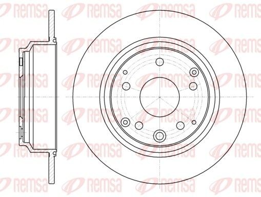 Bremseskive REMSA 61090.00 Bremseskive REMSA 61090.00