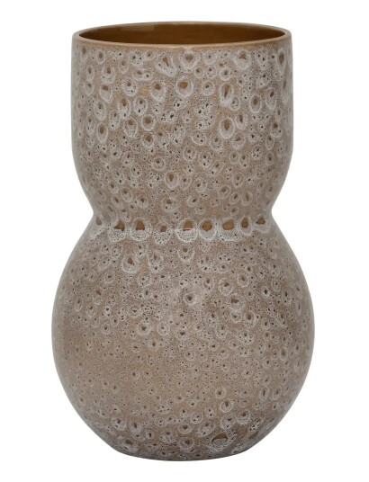 Urban Nature Culture Urban Nature Culture Vase Noan Reactive Brown Ø 17.5 CM