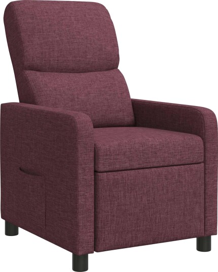 vidaXL Recliner Lilla Stoff